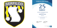 Logo und Urkunde von Serfilco
